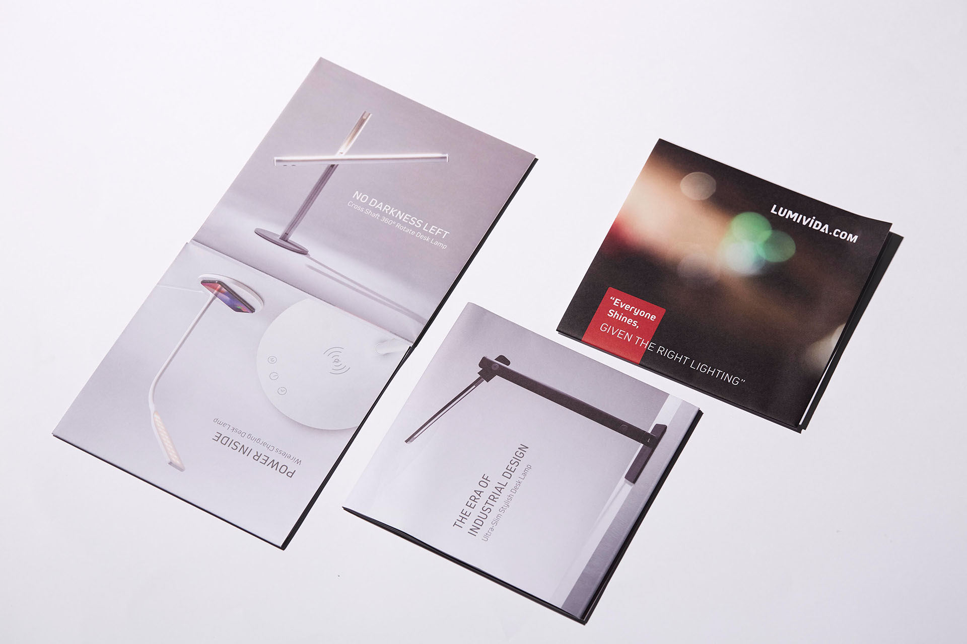 LUMIVIDA LED Desk Lamp Brochure Designed by Treefruit